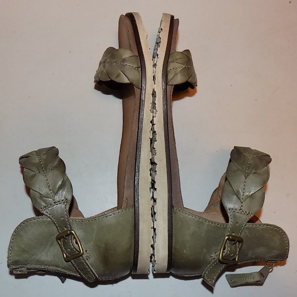 Miz Mooz Taft  sage braided leather EU41 US 9.5-10 - Picture 9 of 16